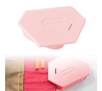 LunarCharm Guida Magnetica per Macchina da Cucire con Forte Forza Magnetica e Scala per Cucire l'orlo, Guida all'orlo con Scala, Strumento Multiuso (Rosa)