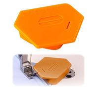 LunarCharm Guida Magnetica per Macchina da Cucire con Forte Forza Magnetica e Scala per Cucire l'orlo, Guida all'orlo con Scala, Strumento Multiuso (Arancione)