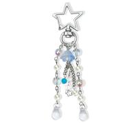 LunarCharm Y2K Estetico Stella Accessori Medusa Portachiavi Carino Portachiavi per Ragazze Donne Pendente Borsa Ciondolo Y2k Accessori, Blu, L