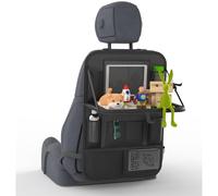 Lunaria Organizer per seggiolino auto [premium] organizer per bambini con supporto da tavolo e tablet, organizer per auto, protezione dello schienale, organizer per sedili posteriori dell'auto,