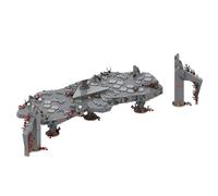 Lunaro Parte 8 Medieval Dark Magic Mountain MOC Building Blocks, Modular Castle Ruins Model Kit, Fortress Architecture for Expert Builders (1124 PCS)