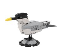 Lunaro Set di blocchi da costruzione per sterna sandwich (153 pezzi), kit modello di uccelli marini autorizzato dal designer per l'apprendimento del vapore e gli appassionati di uccelli costieri