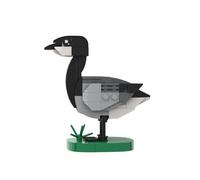 Lunaro Set di blocchi di oche facciabianca (146 pezzi) - Modello di uccelli selvatici per esposizione e collezionisti