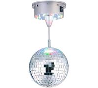 Lunartec Mirror Balls - specchio: Palla da discoteca Palla da discoteca, 18 LED colorati, 2 effetti luminosi (a batteria, bar)