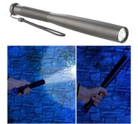 Lunartec Torce elettriche portatili (standard) - Torcia ad asta: Torcia LED in design di mazza da baseball, 260 Lumen, 5 Watt (elettrica baseball, elettrica Per sulla strada, sacchetto lampada)