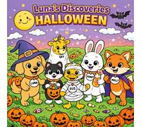 Luna's Discoveries: Halloween - The cute coloring book for kids