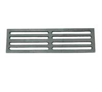 Lunaway - Griglia in ghisa 36,2 x 10 cm, Spessore 1 cm | Raccolta Cenere | Resistente Alte Temperature | Compatibile Stufe a Legna e Pellet