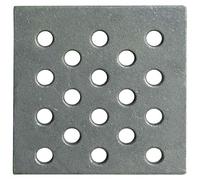 Lunaway - Griglia in ghisa per raccolta cenere | Dimensioni 16 x 16 cm Spessore 1 cm | Adatta per Camini e Stufe | Resistente | Design Moderno