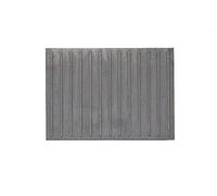 Lunaway - Piastra per camino scanalata in ghisa | Spessore 1 cm (70 x 50 cm)