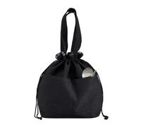 Lunch Bag, Insulated Food Carrier, 8.27x8.27 inches, Handled Canvas Tote with Front Pockets, Modern and Leakproof Design, Ideal for Students, Teachers, Teens, Women, Men, Kids, Everyday Use, Black