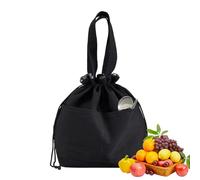 Lunch Bag, Insulated Food Container, Handled Canvas Tote, Front Pockets Design, Thermal Leakproof Interior, Ideal for Students, Teachers, Teens, Women, Men, Kids, 12.8x4.72x11.81 Inches