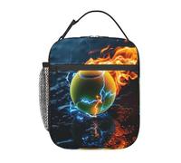 Lunch Bag Light-Ning Fire Tennis Ball Porta Pranzo Riutilizzabile Organizer Termico Isolierte Borsas Isotermica Per Picnic Scuola Spiaggia
