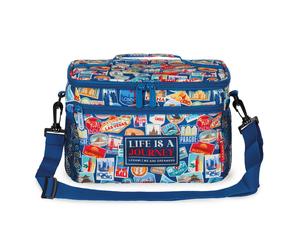 Lunch Bag - Travel - Stickers - 7,7 L NUOVO