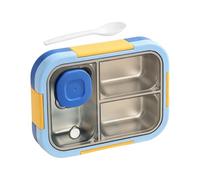 Lunch Box 720 ml a tenuta stagna multi-scomparto con contenitore per salse | Contenitore per il pranzo per bambini, per la preparazione di snack, per donne, uomini, ragazze, ragazzi, cucina, scuola