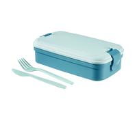 Curver Lunch&Go Contenitore blu con posate