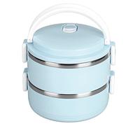 Lunch Box, Contenitori Termici per Cibo Caldo, Thermos per Cibo Caldo, Bento Lunch Box Portatile in Acciaio Inox 304 per Bambini Studenti Adulti(1400ml Blu)