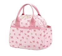 Lunch Box - Cute Corduroy Insulated Bag | Leak-Proof Wide Opening Tote