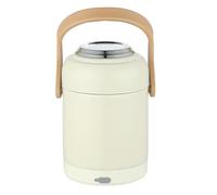 Lunch Box Elettrico, Bento Box per Cibo Caldo, Bento Box Termico Portatile da 1,9 Litri, Contenitore Scalda Alimenti in Acciaio Inossidabile, Riscaldatore per Lunch Box Riscaldato Elettrico USB,