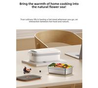 Lunch Box Elettrico Portatile Senza Fili per Adulti con Coperchio Sigillato a Pr