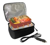 Lunch Box Elettrico - Unità Di Riscaldamento Esterna Portatile, Scaldavivande Personale, Scaldavivande Per Auto Elettrica | Comodo Utilizzo Per Picnic, Campeggio, Viaggi Su Strada, Uffici, Viaggi, Pas
