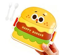 Lunch Box for Women | Multi-Compartment Microwaveable Storage - Kids Lunch Box Food Containers - for Snack Meal Prep Fruit Kitchen School Office Work Camping Picnic Outdoor Beach