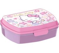 GREEN TRADE Portapranzo Hello Kitty Bambini - Contenitore Merenda e Sandwich Box Sigillato, Resistente e Facile da Aprire - Pranzo Scuola, Parco e Gite