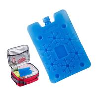 Lunch Box Ice Packs, Portable Ice Crystal Box, Freezer Blocks, Cooling Inserts, Versatile Cold Storage for Lunch Drinks Food Fishing Beach Picnic School Travel Camping, PE