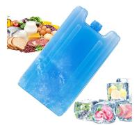 Lunch Box Ice Packs, Portable Ice Crystal Box, Freezer Blocks, Cooling Inserts, Versatile Cold Storage for Lunch Drinks Food Fishing Beach Picnic School Travel Camping, PE