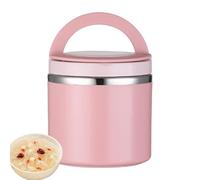 Lunch Box in acciaio inossidabile - Secchio per alimenti isolato da 630 ml | Contenitore termico portatile a tenuta stagna, per la preparazione dei pasti di grande capacità per studenti e impi