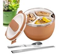 Lunch Box Portatile Termico - Portapranzo per Bambini con Accessori - Portavivande Portatile Impermeabile A Scomparti Multipli Per Lavoro Scuola Adulti Bambini