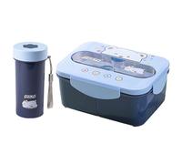 Lunch Box Set Design Compatto Facile Trasporto Buon Materiale Plastico per Picni