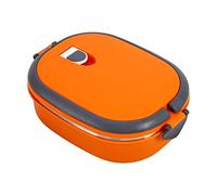 Lunch box, Yosoo contenitore portatile per alimenti in acciaio inox con maniglia, Orange, 1 Etage