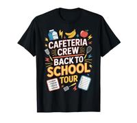 Lunch Lady Back to School Tour Funny Cafeteria Crew Maglietta