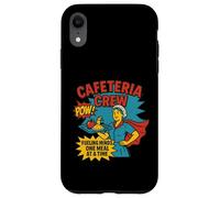 Lunch Lady School Cafeteria Crew - Arte dei fumetti divertente Custodia per iPhone XR