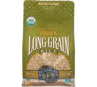 Lundberg Riso Integrale Biologico a Grani Lunghi Marrone 32 Oz (Confezione da 6)