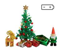 Lundby Albero di Natale Set Moderno Casa Delle Bambole Batteria A LED Accessori
