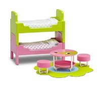 Lundby Småland 1:18 Bambole Casa Letto a Castello per Bambini Stanza Mobili