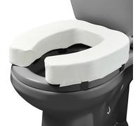 Lunderg Rialzo per sedile WC per anziani, aggiunge 7,6 cm, misura universale, cuscino rialzato per sedile WC con schiuma ad alta densità per un maggiore comfort ed elevazione, facile da pulire