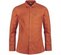 Lundhags Ekren Solid Ms LS Shirt, camicia, uomo, rosso S(48) amber