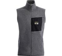 Lundhags Flok Wool Pile Gilet, strato intermedio, uomo, grigio M(50) Granite