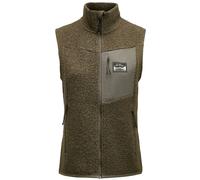 Lundhags Flok Wool Pile Vest, strato intermedio, donna, verde 34(XS) Forest Green