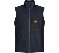 Lundhags Flok Wool Pile Vest, strato intermedio, uomo, blu S(48) Light Navy