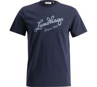 Lundhags Järpen Logo T-shirt, t-shirt, uomo, blu navy XL(54) Deep Blue