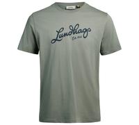 Lundhags - Järpen Logo T-Shirt - T-shirt XL grigio/olivia