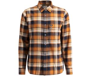 Lundhags Järpen Plaid Flannel Shirt, camicia, uomo, arancione L(52) Brick