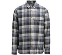 Lundhags Järpen Plaid Flannel Shirt, camicia, uomo, blu M(50) Dk Sky Blue