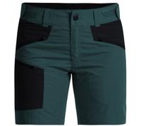 Lundhags Makke Lt Ws Shorts, pantaloncini da trekking, donna, verde 40(L) Jade/Dark Agave