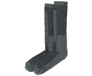 Lundhags Merino Trekking Sock High, calze da trekking, unisex, grigio 34-36 Light Grey Melange