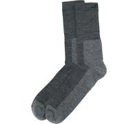 Lundhags Merino Trekking Sock Mid, calze da trekking, unisex, grigio 43-45 Light Grey Melange
