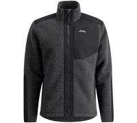 Lundhags Saruk Wool Pile Mid Full Zip, strato intermedio, uomo, grigio M(50) Charcoal